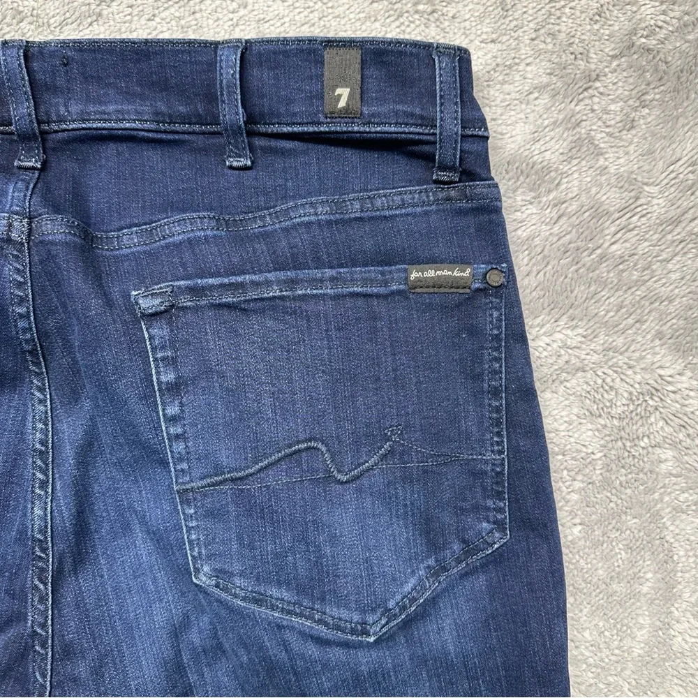 7 For All Mankind Luxe Performance Plus Slimmy Jeans Size 36 Slim Straight - Picture 7 of 11
